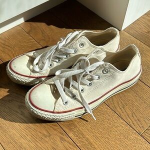 Used white converse all star